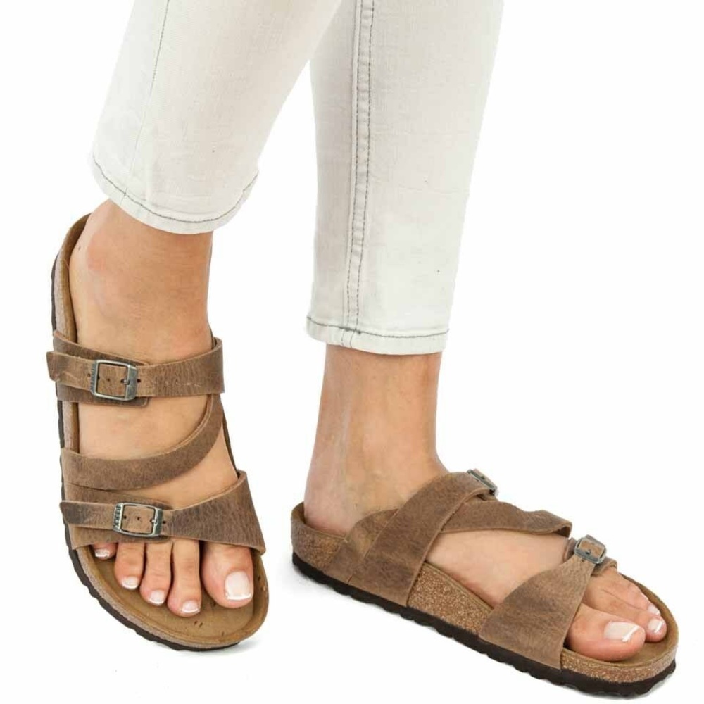Birkenstock Tabacco leather sz 41(10-10.5)